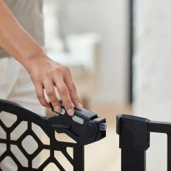 Frisco Metal Geometric Pattern Extra Wide Auto-close Dog Gate -Pet Cat Supplies Shop 299512 PT4. AC SS1800 V1627306665