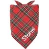 Frisco Tartan Plaid Embroidered Personalized Dog & Cat Bandana -Pet Cat Supplies Shop 301157 MAIN. AC SS1800 V1628011946