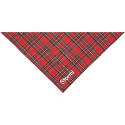Frisco Tartan Plaid Embroidered Personalized Dog & Cat Bandana -Pet Cat Supplies Shop 301157 PT3. AC SS1800 V1628013767