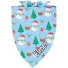 Frisco Snowman & Presents Personalized Dog & Cat Bandana -Pet Cat Supplies Shop 301373 MAIN. AC SS1800 V1627654412
