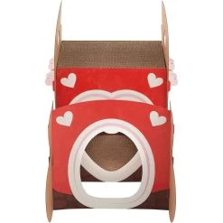 Frisco Valentine Love Carriage Cardboard Cat House, 2-Story -Pet Cat Supplies Shop 301565 PT2. AC SS1800 V1637694179