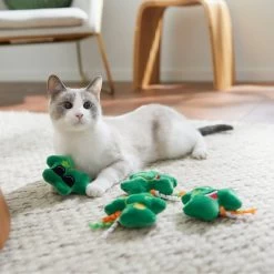 Frisco St. Patrick's Shamrock Plush Cat Toy With Catnip 8 Frisco St. Patrick's Shamrock Plush Cat Toy With Catnip -Pet Cat Supplies Shop 303102 PT3. AC SS1800 V1641230285