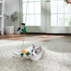Frisco St. Patrick's Leprechaun Teaser Wand Cat Toy With Catnip -Pet Cat Supplies Shop 303104 PT3. AC SS1800 V1641230319