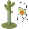 Frisco Cactus Cat Scratching Post & Frisco Dangly Avocado Buddy Plush Cat Toy With Catnip -Pet Cat Supplies Shop 303380 MAIN. AC SS1800 V1623055947