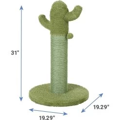Frisco Cactus Cat Scratching Post & Frisco Taco Plush Cat Toy With Catnip -Pet Cat Supplies Shop 303382 PT2. AC SS1800 V1623047852