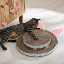 Frisco Easter Bunny Shaped Scratcher Cat Toy With Catnip -Pet Cat Supplies Shop 304986 PT3. AC SS1800 V1642441652