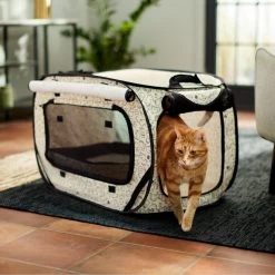 Frisco Collapsible Cat Cage, Litter Box, & Mat -Pet Cat Supplies Shop 306999 PT6. AC SS1800 V1634830497