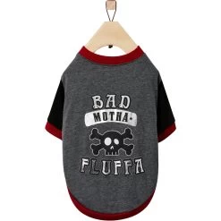 Frisco Bad Motha Fluffa Dog & Cat T-Shirt -Pet Cat Supplies Shop 312048 PT3. AC SS1800 V1644451643