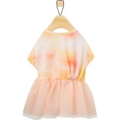 Frisco Tie Dye Pink Tutu Dog & Cat Dress -Pet Cat Supplies Shop 312152 PT3. AC SS1800 V1644531495