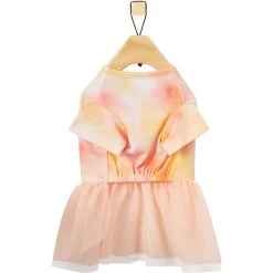 Frisco Tie Dye Pink Tutu Dog & Cat Dress -Pet Cat Supplies Shop 312152 PT4. AC SS1800 V1644527823