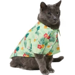 Frisco Hawaiian Floral Camp Dog & Cat Shirt 13 Frisco Hawaiian Floral Camp Dog & Cat Shirt -Pet Cat Supplies Shop 312168 PT2. AC SS1800 V1644525745