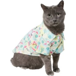 Frisco Flamingo Camp Dog & Cat Shirt -Pet Cat Supplies Shop 312176 PT2. AC SS1800 V1644525201
