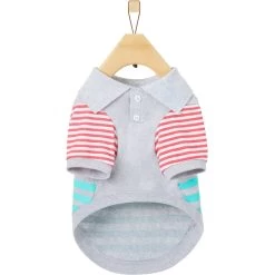 Frisco Striped Polo Dog & Cat Shirt 13 Frisco Striped Polo Dog & Cat Shirt -Pet Cat Supplies Shop 312208 PT4. AC SS1800 V1644881528