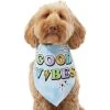 Frisco Good Vibes Dog & Cat Bandana -Pet Cat Supplies Shop 312297 MAIN. AC SS1800 V1644880141