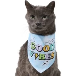 Frisco Good Vibes Dog & Cat Bandana -Pet Cat Supplies Shop 312297 PT2. AC SS1800 V1644885749