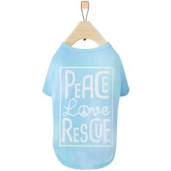Frisco Peace Love Rescue Dog & Cat T-Shirt -Pet Cat Supplies Shop 315068 PT4. AC SS1800 V1646350198