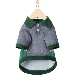 Frisco Green Striped Polo Dog & Cat Shirt 16 Frisco Green Striped Polo Dog & Cat Shirt -Pet Cat Supplies Shop 315091 PT5. AC SS1800 V1646435818