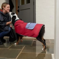 Frisco Lightweight Red Reversible Packable Dog Raincoat -Pet Cat Supplies Shop 315109 PT8. AC SS1800 V1646437779