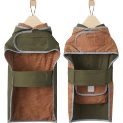 Frisco Lightweight Olive Reversible Packable Dog Raincoat -Pet Cat Supplies Shop 315116 PT5. AC SS1800 V1646437977