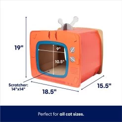 Frisco TV Set Cardboard Cat House 9 Frisco TV Set Cardboard Cat House -Pet Cat Supplies Shop 317731 PT1. AC SS1800 V1689343874