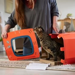 Frisco TV Set Cardboard Cat House 11 Frisco TV Set Cardboard Cat House -Pet Cat Supplies Shop 317731 PT3. AC SS1800 V1688677262