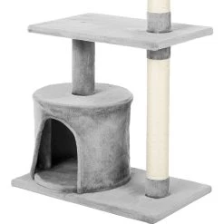 Frisco 61-in Faux Fur Cat Tree & Condo & Frisco 38-in Cat Tree With Condo, Top Perch & Toy -Pet Cat Supplies Shop 318964 PT7. AC SS1800 V1630364512
