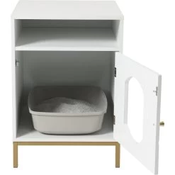 Frisco Elevated Side Table Litter Box Cover -Pet Cat Supplies Shop 322627 PT3. AC SS1800 V1653421283
