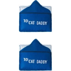 Frisco Father's Day Card Felt Cat Toy With Catnip, 2 Count -Pet Cat Supplies Shop 327029 PT2. AC SS1800 V1648667377