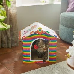 Frisco Pride Love Wins Cardboard Cat House 7 Frisco Pride Love Wins Cardboard Cat House -Pet Cat Supplies Shop 331675 PT3. AC SS1800 V1647356081