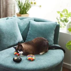 Frisco Pride Buttons Plush Cat Toy With Catnip, 3 Count -Pet Cat Supplies Shop 331688 PT3. AC SS1800 V1647355746