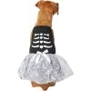 Frisco Silver Metallic Skull Dog & Cat Dress