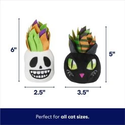 Frisco Halloween Succulents Plush Cat Toy With Catnip, 2 Count -Pet Cat Supplies Shop 344082 PT1. AC SS1800 V1689877960