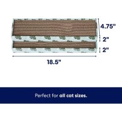 Frisco Single-Wide Cat Scratcher Toy With Catnip, Tropical Paradise, 2 Count -Pet Cat Supplies Shop 347217 PT1. AC SS1800 V1698868180