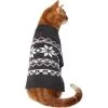 Frisco Gray Chevron Print Dog & Cat Sweater -Pet Cat Supplies Shop 353555 MAIN. AC SS1800 V1659006935