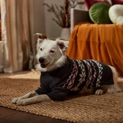Frisco Gray Chevron Print Dog & Cat Sweater -Pet Cat Supplies Shop 353555 PT7. AC SS1800 V1660749506