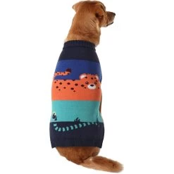 Frisco Anaconda Cheetah Colorblock Dog & Cat Sweater -Pet Cat Supplies Shop 353596 PT2. AC SS1800 V1659006992