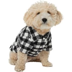 Frisco Black Plaid Dog & Cat Shirt -Pet Cat Supplies Shop 353682 PT2. AC SS1800 V1659007316
