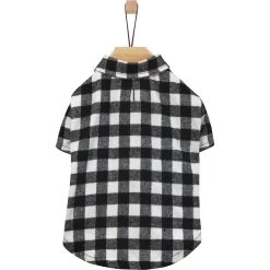 Frisco Black Plaid Dog & Cat Shirt -Pet Cat Supplies Shop 353682 PT3. AC SS1800 V1659726422