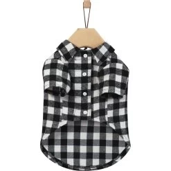 Frisco Black Plaid Dog & Cat Shirt -Pet Cat Supplies Shop 353682 PT4. AC SS1800 V1659726657