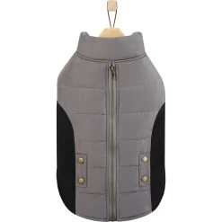 Frisco Mediumweight Faux Zipper Dog & Cat Jacket -Pet Cat Supplies Shop 353817 PT4. AC SS1800 V1659725571