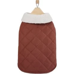 Frisco Mid-Heavyweight Fleece Lined Quilted Dog & Cat Coat -Pet Cat Supplies Shop 353877 PT4. AC SS1800 V1659726712