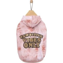 Frisco Pawsitive Vibes Only Dog & Cat Hoodie -Pet Cat Supplies Shop 353957 PT4. AC SS1800 V1659725939