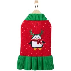 Frisco Penguin Dog & Cat Sweater Dress -Pet Cat Supplies Shop 358207 PT4. AC SS1800 V1660759392