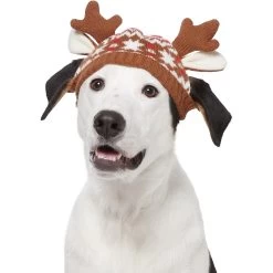 Frisco Antler Fair Isle Dog & Cat Hat -Pet Cat Supplies Shop 358313 PT2. AC SS1800 V1660764826