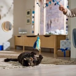 Frisco Hanukkah Interchangeable Teaser Wand Cat Toy With Catnip -Pet Cat Supplies Shop 360911 PT3. AC SS1800 V1661890134