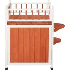 Frisco Outdoor Wooden Cat House With Elevated Balcony Steps -Pet Cat Supplies Shop 360998 PT2. AC SS1800 V1657828189