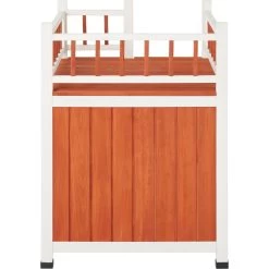 Frisco Outdoor Wooden Cat House With Elevated Balcony Steps -Pet Cat Supplies Shop 360998 PT3. AC SS1800 V1657828422