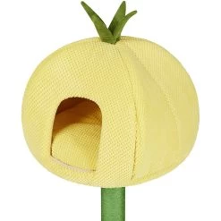 Frisco Pineapple 33.5" Plush Cat Scratching Post And Condo -Pet Cat Supplies Shop 371361 PT2. AC SS1800 V1664373481