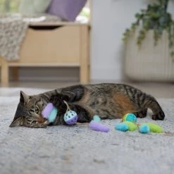 Frisco Fabric & Play Plastic Balls Cat Toy -Pet Cat Supplies Shop 526030 PT3. AC SS1800 V1669148132