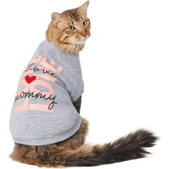 Frisco I Love Mommy Heart Dog & Cat T-Shirt -Pet Cat Supplies Shop 608382 PT2. AC SS1800 V1676644967